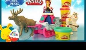Reine des neiges - Pâte à modeler Play-doh - Le traîneau d'Anna - Titounis