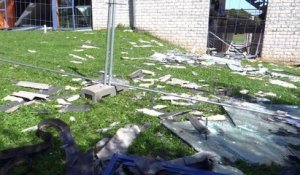 Explosion au centre sportif de Chimay: les dégâts sont considérables