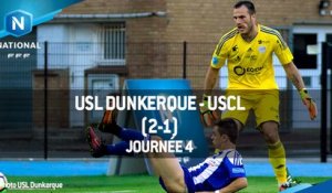 J4 : USL Dunkerque - USCL (2-1), le résumé