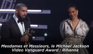 Drake fait une déclaration d'amour à Rihanna aux MTV VMAs