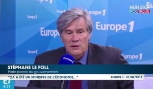 Stéphane Le Foll lance une pique à Emmanuel Macron après sa démission