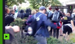 Allemagne : du gaz lacrymogène pour repousser des manifestants anticapitalistes