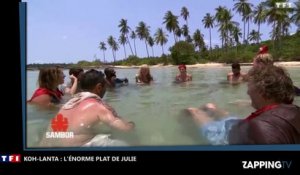 Koh-Lanta, l’île au trésor : L’énorme plat de Julie, elle devient la risée du web (Vidéo)