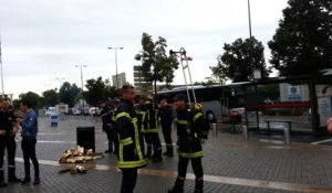 Les pompiers du Haut-Rhin manifestent à Colmar