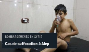 Cas de suffocation à Alep après le largage de barils