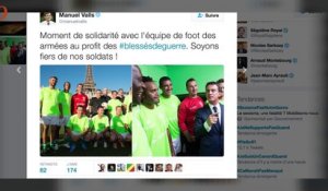 Manuel Valls se transforme en footballeur le temps d’un match caritatif
