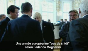 Une armée européenne "pas de si tôt" selon Mogherini