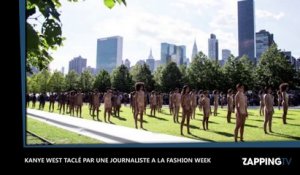 Kanye West taclé par une célèbre journalisme après son défilé à la Fashion Week de New York (Vidéo)