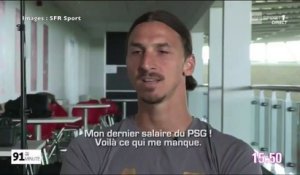 Zlatan Ibrahimovic pas très reconnaissant envers le PSG et ses supporters dans une interview