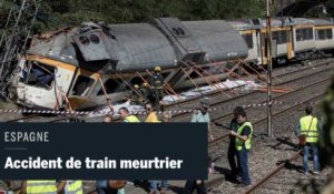 Accident de train meurtrier en Espagne
