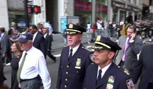 New York: la police se souvient de ses victimes du 11 septembre