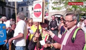 Extraction de sable. Déferlement d'opposants à Lannion