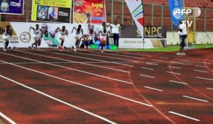 Les "humains les plus rapides du Ghana" en compétition