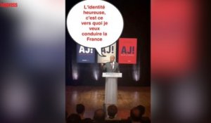 Revivez le discours d'Alain Juppé à Strasbourg, version Snapchat