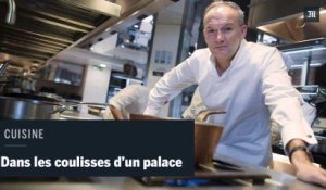 Revivez la visite des cuisines d'un grand palace parisien