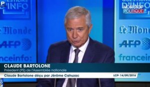 Jérôme Cahuzac : Claude Bartolone "n’oubliera jamais le moment où il a essayé de le balader"