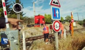 Collision entre un TER et un poids lourd à Aix-En-Provence