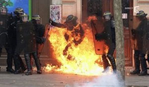 Zap Actu du 16 septembre 2016 - Loi Travail : un CRS touché par un cocktail Molotov à Paris !