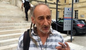 Agen : Éric Pététin après son audience devant le tribunal correctionnel d'Agen