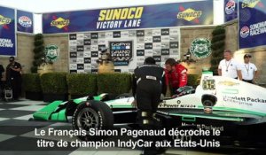 IndyCar: Pagenaud conclut en beauté sa saison de rêve