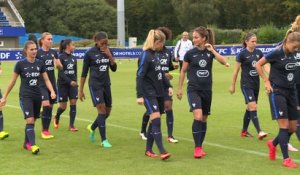 Avant match France/Albanie - Qualificatif EURO 2017 Féminin