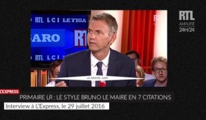 Primaire de la droite : le style Bruno Le Maire en 7 citations