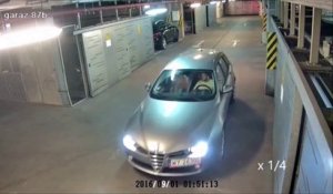 Un automobiliste ivre sort d'un parking souterrain