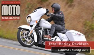 Harley-Davidson gamme Touring 2017 : le nouveau moteur à l'essai