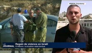 Regain de violences à Hébron