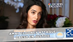 Amal Clooney attaque Daesh en justice