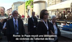 Le Pape reçoit une délégation de victimes de l'attentat de Nice