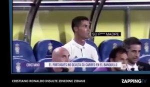 Cristiano Ronaldo insulte violemment Zinedine Zidane, les images chocs (Vidéo)