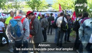 Les salariés d'Alstom inquiets pour leur emploi