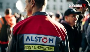 Les salariés d'Alstom Belfort sont venus crier leur colère à Paris