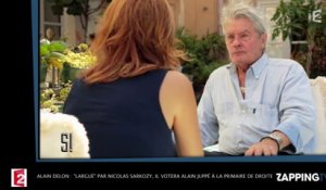 Alain Delon : "Largué" par Nicolas Sarkozy, il votera Alain Juppé à la primaire de droite