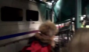Terrible accident de train à la gare de Hoboken, New Jersey