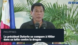 Philippines : le président Duterte se compare à Hitler et se dit "heureux de massacrer" les drogués