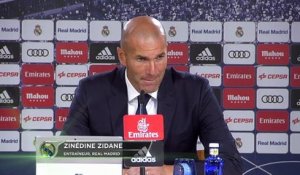 7e j. - Zidane : "Varane et Benzema sont sortis sur blessure"