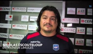 Nicolas Escouteloup après Provence Rugby / Limoges
