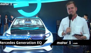 Mondial de l'Auto 2016 - L'électrique de Mercedes, le Generation EQ !
