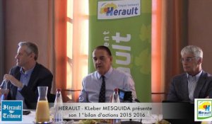 HERAULT - ( 2/2)  - 1° BILAN pour Kleber MESQUIDA ( SECONDE PARTIE )
