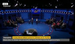 Débat USA: Donald Trump a menacé cette nuit d'envoyer Hillary Clinton en prison s'il est élu Président