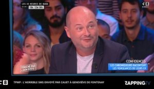 TPMP : L’horrible SMS envoyé par Cauet à Geneviève de Fontenay