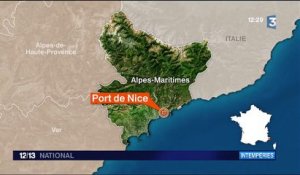 Intempéries : un paquebot de croisière heurte une digue en entrant au port de Nice