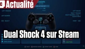 Le Dual Shock 4 de la PlayStation 4 bientôt compatible Steam