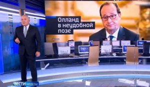 Un célèbre présentateur de la TV russe accuse Hollande "d'ingratitude"