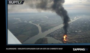 Allemagne : Violente explosion sur un site chimique de BASF, les images impressionnantes (Vidéo)