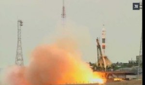Une fusée Soyouz décolle du Kazakhstan en direction de la Station spatiale internationale
