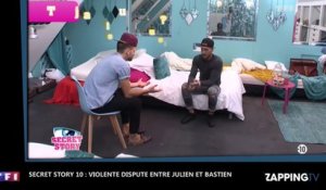Secret Story 10 : Julien jaloux de Mélanie, il se dispute violemment avec Bastien (Vidéo)