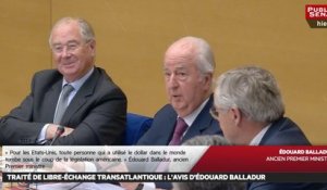 Audition d'Edouard Balladur sur le TAFTA puis de Matthias Fekl sur le CETA - Les matins du Sénat (21/10/2016)